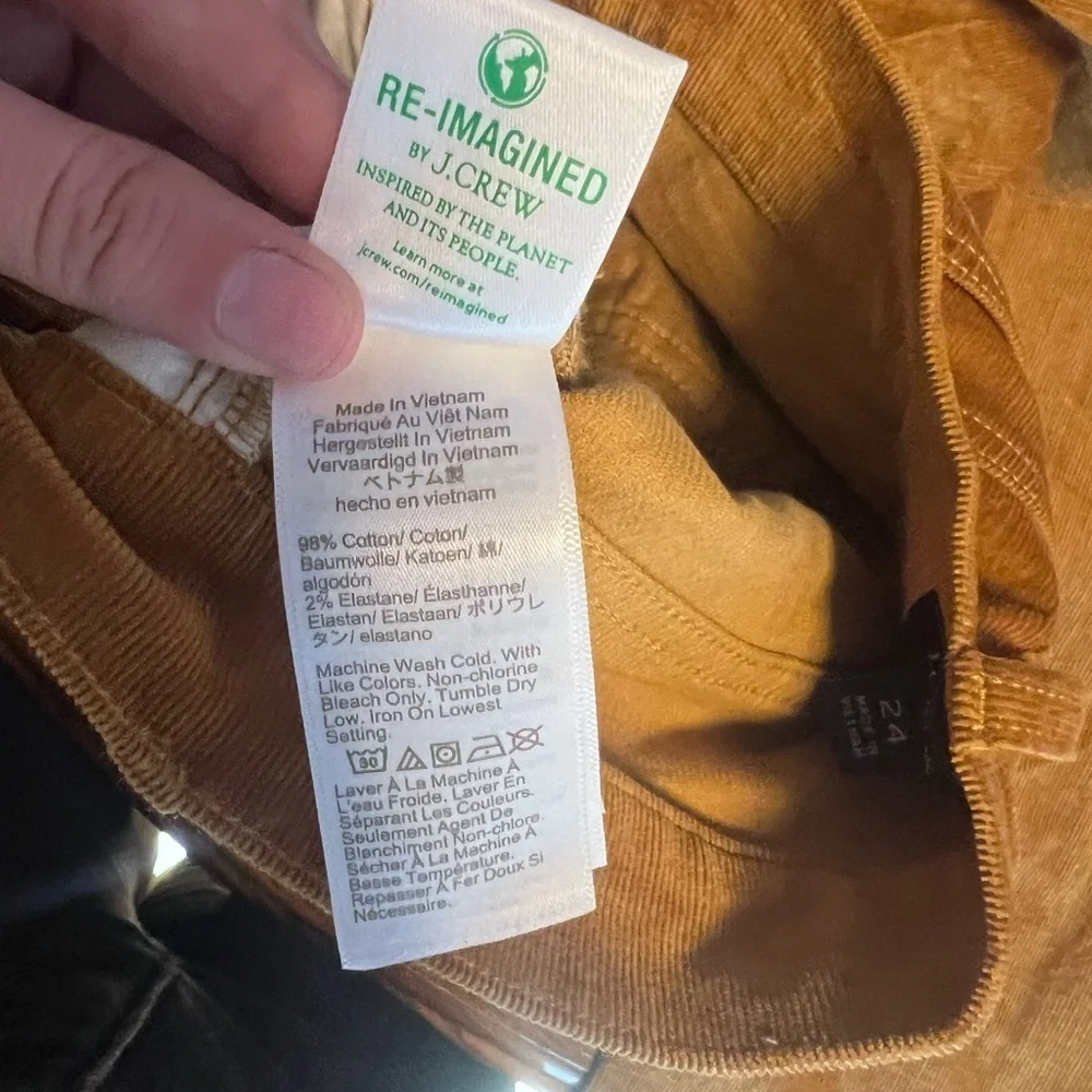 J crew corduroy jeans
